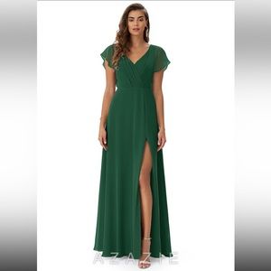 AZAZIE RYLEE DRESS - Dark Green